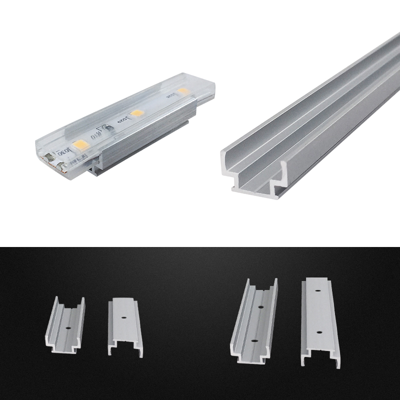 LED柔性灯带固定卡扣卡子卡座10宽套管霓虹灯带卡槽铝槽