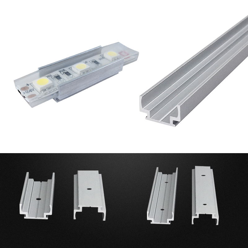 LED柔性灯带固定卡扣卡子卡座12宽套管霓虹灯带卡槽铝槽